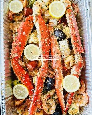 King Crab seafood boil