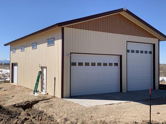 We wire pole barns and large garages. We install electrical panels as well