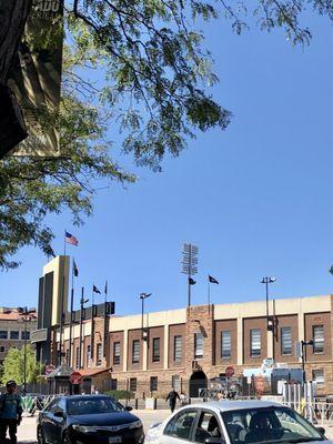 In front of Folsom Field!