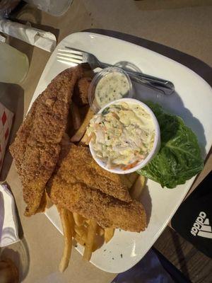 Fried catfish