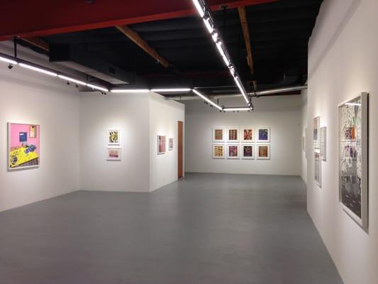 Installation shot of group show "Good Senses" featuring work by Kristen Schiele, Craig Kucia, and Erin Curtis