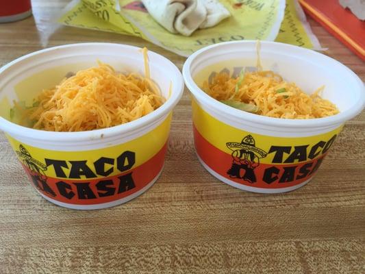 Taco in a cup! Perfect!