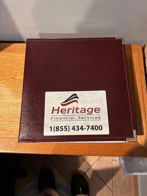 Heritage Financial  Services