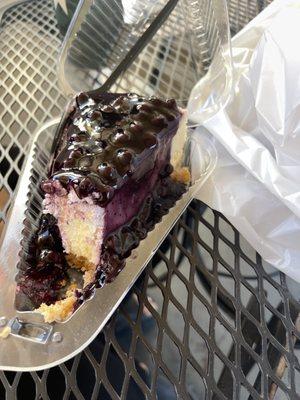 Blueberry cheesecake