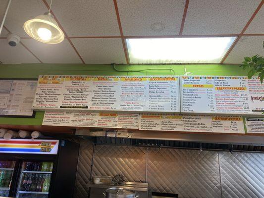 Updated menu prices