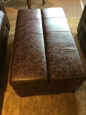 Ottoman with memory foam pull out bed!