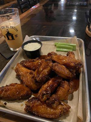 Chef Chris's Stinging Honey Garlic Wings @Roff's