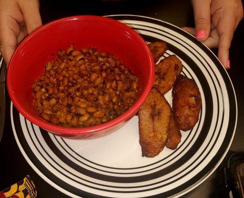 Beans and plantains