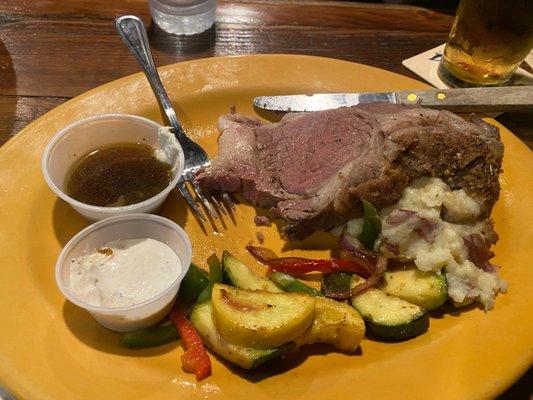 Prime rib dinner