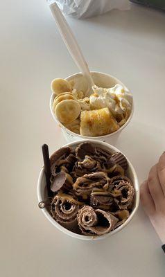 Banana's Foster & Reese's with a Spoon!