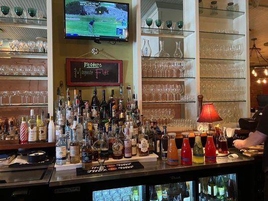 Bar with Golf Channel