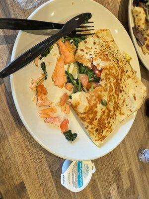 Smoked Salmon Crepe