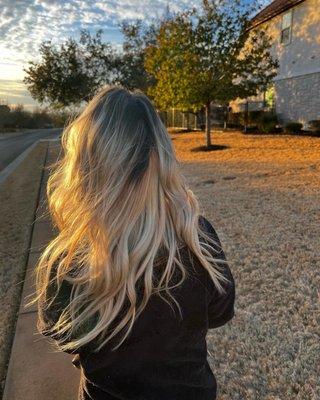 Back with "not prom queen" curls