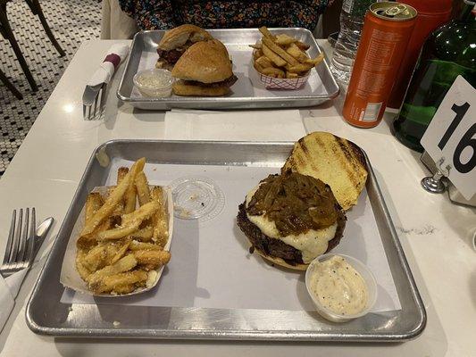 French Onion Burger