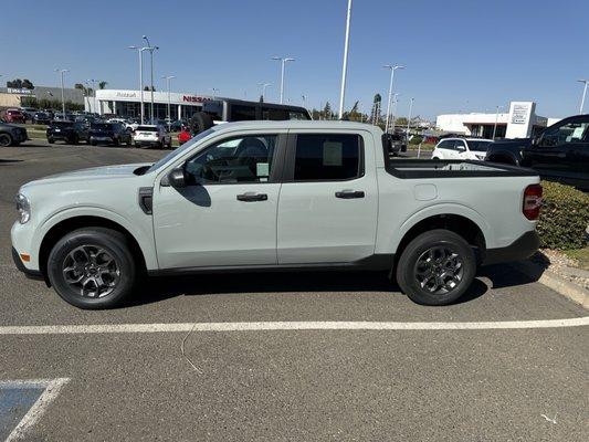 The new truck we just bought.  2024 Ford Maverick Hybrid