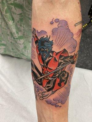 Nightcrawler! @holyrollertattoo. Matthew!