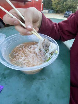 Beef noodle soup - delish