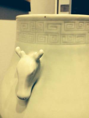 Details on  ceramic vase