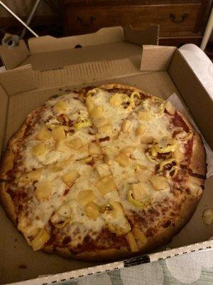 Pineapple and banana pepper