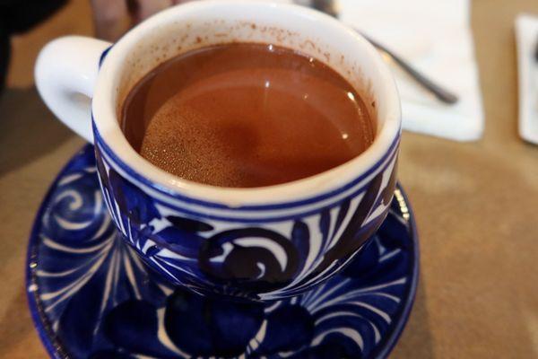 Hot chili chocolate - no whipped cream