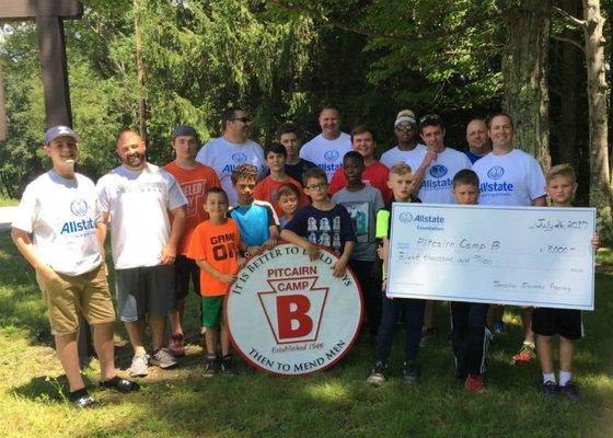 Allstate Foundation Helping Hands Grant for Pitcairn Camp B