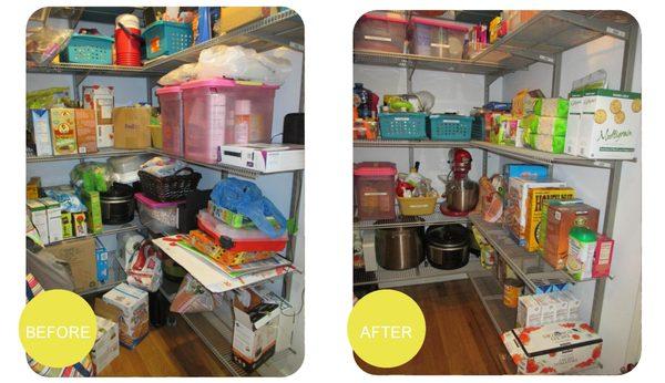 Before/After: Pantry