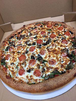 Large Greek pizza