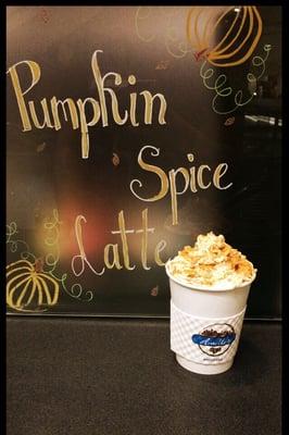 Try something different!! Pumpkin Spice latte can be made hot, iced, and blended!!