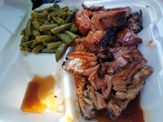 These rib tips and green beans are so good that it should be illegal. Speaking of illegal. Want to see some more tips?