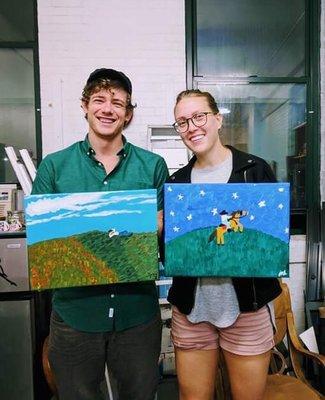 Couples painting workshop