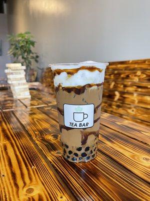 Huy Coffee Add Boba & Milk Foam