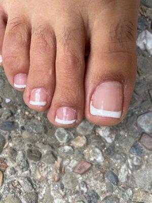 Gel French Tip Pedicure