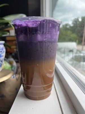 Ube Iced Vietnamese Coffee