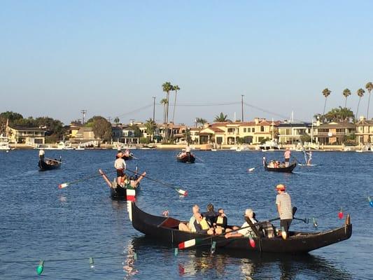 Fleet cruise on Alamitos Bay