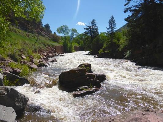 The Roaring Fork River!