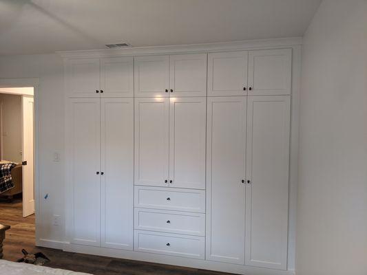 Built-in wardrobe.