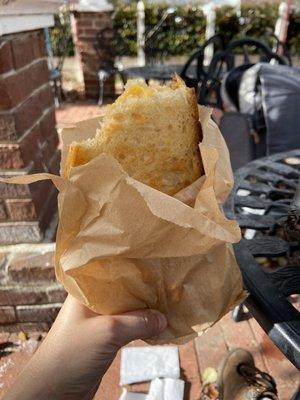 Grilled cheese! Comes with a side too- we got potato salad