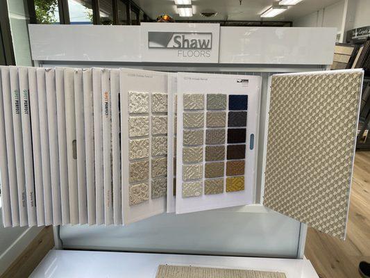 Shaw Floors carpet display