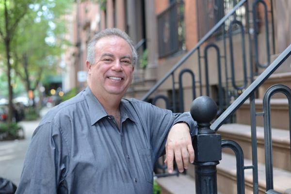 Dr. Adam S. Harwood, DMD outside his practice in Greenwich Village, New York City