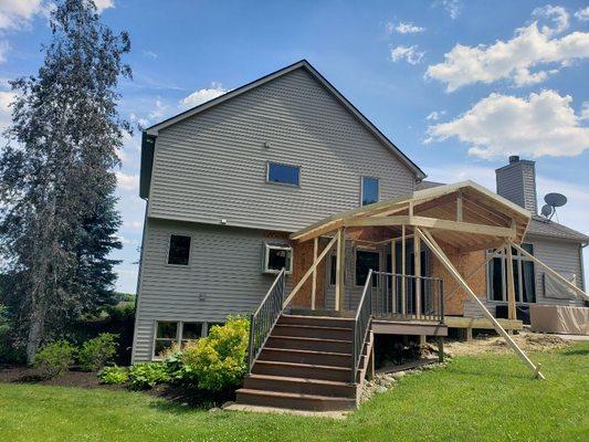 3 season room on exiting deck