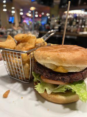 Build a Burger, with tasty fries