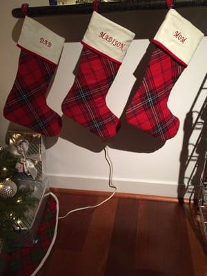 Stockings with names