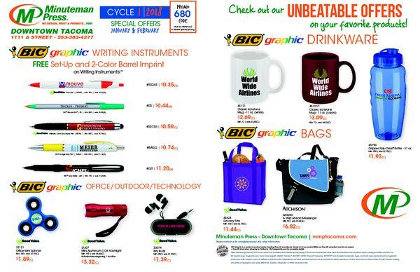 Bi-Monthly Promotional Products Specials