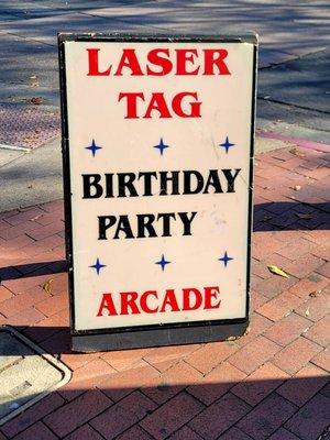 Laser tag birthday to celebrate my son's 12th birthday on 12/17/22