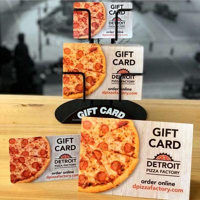 Give the Gift of Detroit Pizza Factory. Gift Cards always available!