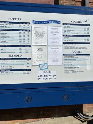 Drive Thru Menu