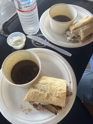 Prime rib dip