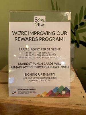 Rewards program