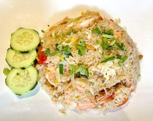 Thai fried rice with Shrimp