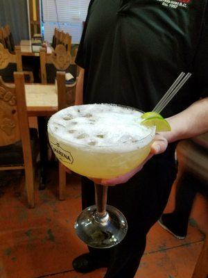 This is the monster and indeed it is! Come by and see Danny, he makes the best margarita